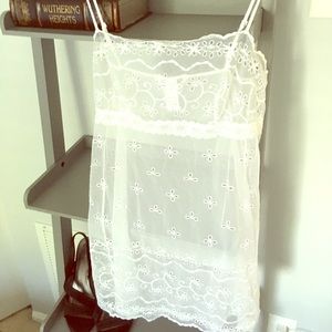 Victoria’s Secret White Lace Babydoll